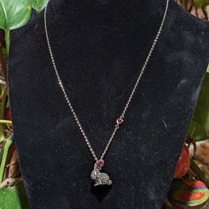 Kate Spade bunny rabbit necklace